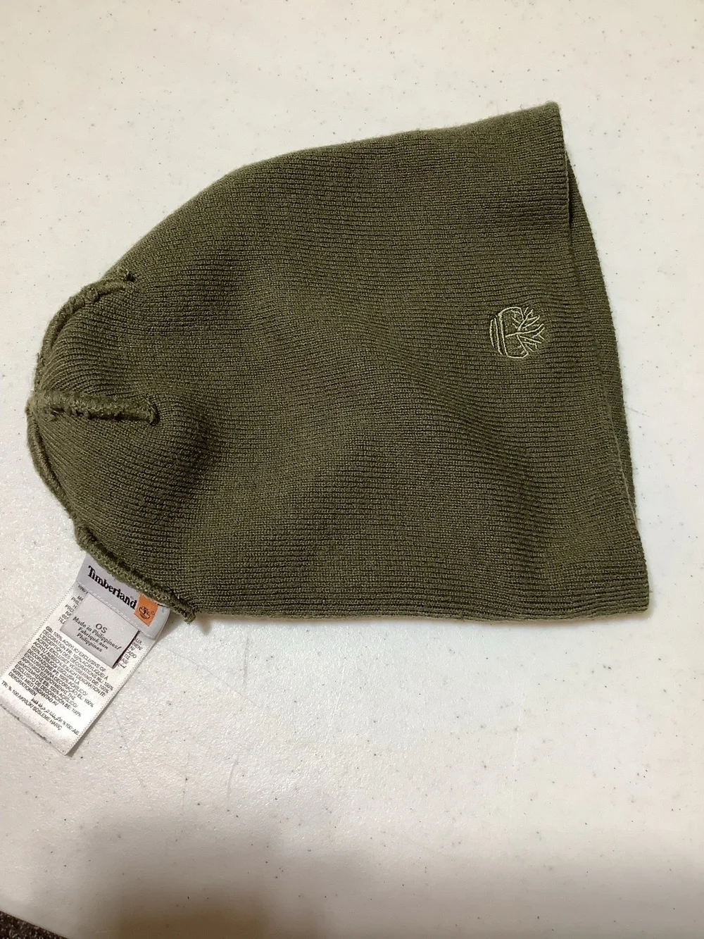 Timberland olive green beanie